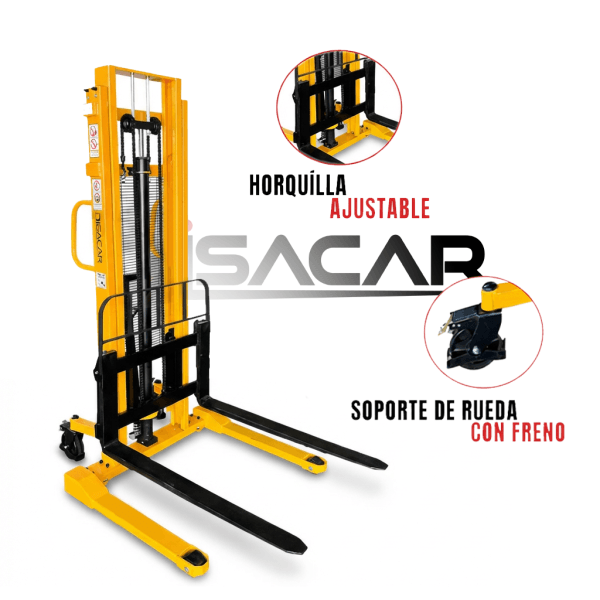 APILADOR MANUAL ANCHO 1000 K / 3.0 MT LEVANTE APILADOR MANUAL ANCHO 1000 K / 3.0 MT LEVANTE