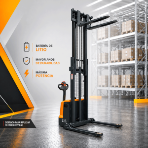 APILADOR ELECTRICO ANCHO 1500KG 4.0MT BATERIA LITIO
