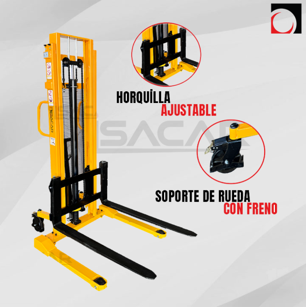APILADOR MANUAL ANCHO 1000 K / 3.0 MT LEVANTE