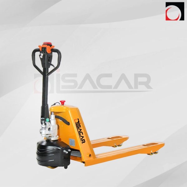 TRANSPALETA SEMI-ELECTRICA ANGOSTA 2000 KGS