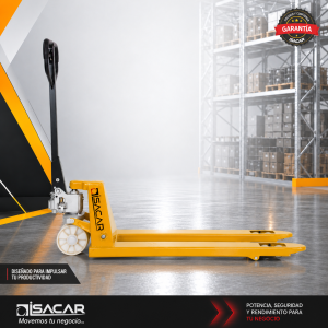 TRANSPALETA ANCHA MANUAL 3500 KILOS