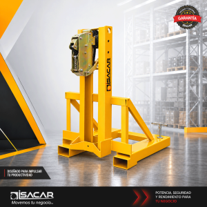 TRASPORTADOR DE TAMBOR PARA GRUA SIMPLE 350KG