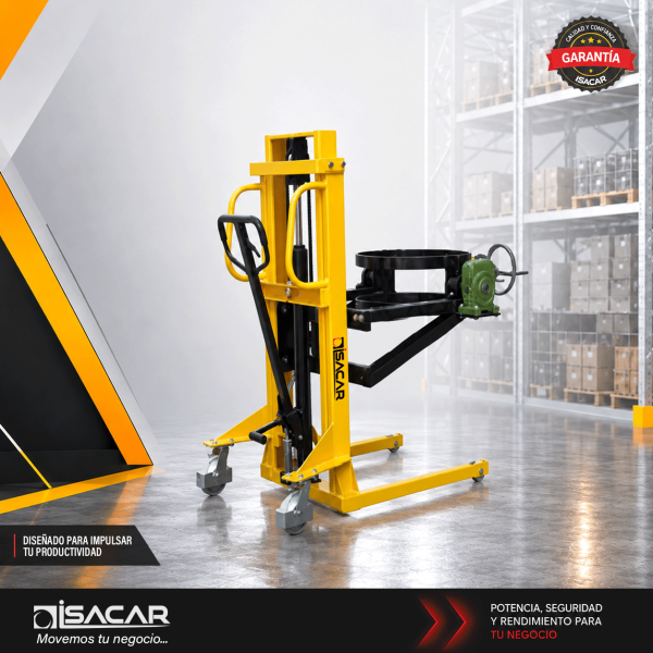 VOLTEADOR DE TAMBOR 350 KGS. ALTURA 1.30 M