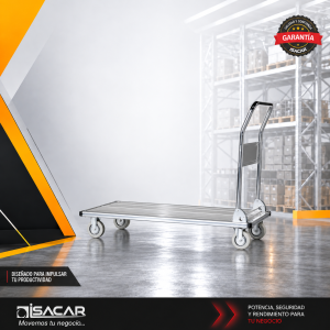 CARRO PLATAFORMA 300 KGS ALUMINIO PLEGABLE