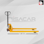 TRANSPALETA MANUAL EXTRA LARGA 2.500 KILOS 1800 MM