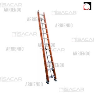 Arriendo Escalera Telescopicas Fibra 24 P