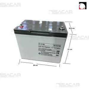 Baterías Apilador Eléctrico 12V/75 AH ORIGINAL