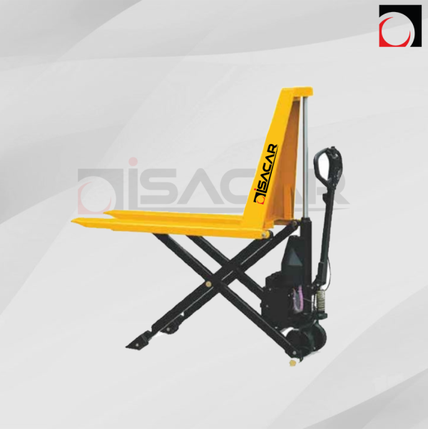 TRANSPALETA TIJERA ANCHA SEMI ELÉCTRIC 1000 KG