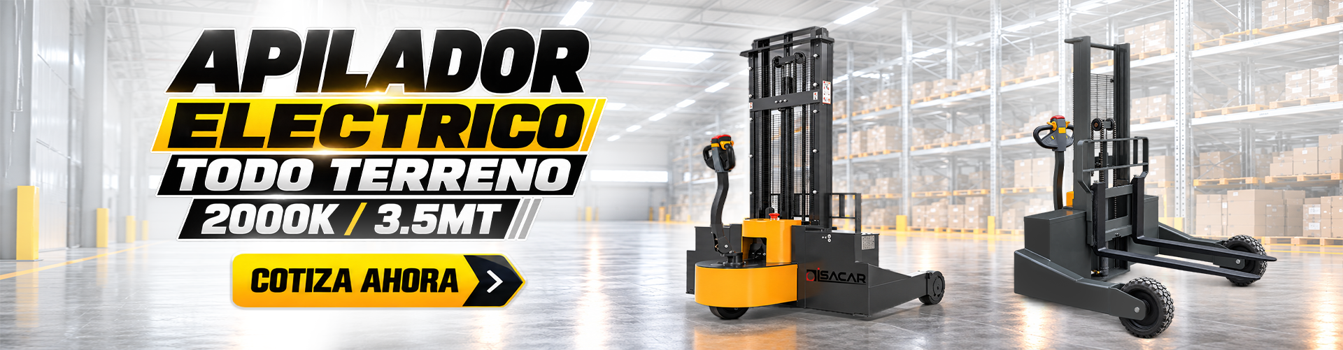 APILADOR ELECTRICO TODO TERRENO 2000K/3.5MT
