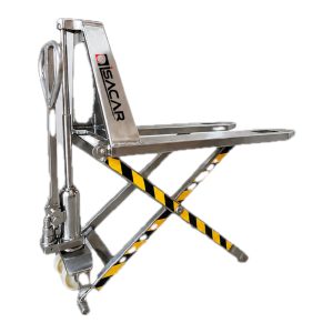 TRANSPALETA TIJERA ACERO INOXIDABLE 1500KG 800MM