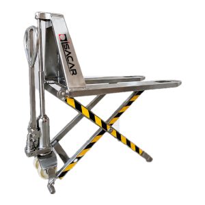 TRANSPALETA TIJERA ACERO INOXIDABLE 1500KG 800MM